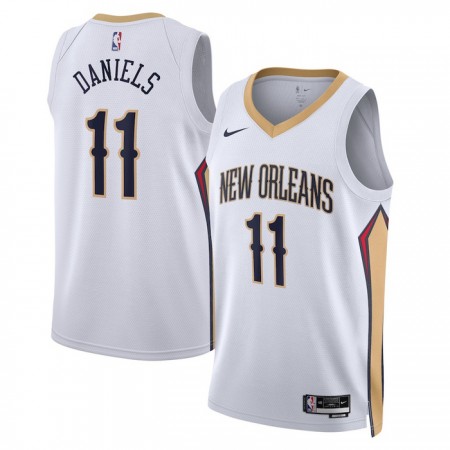 NBA Mænd Trøje New Orleans Pelicans Dyson Daniels 11 2022-23 Nike Association Edition Hvid Swingman